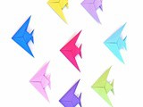 A Christmas Origami Angelfish