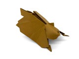 An Origami Flying Squirrel….and Cheeseburgers