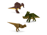 Three Origami Dinosaurs