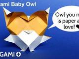 Origami Baby Owl