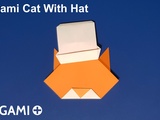 Origami Cat With Hat