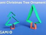 Origami Christmas Tree Ornament