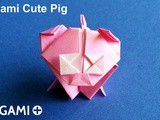 Origami Cute Pig