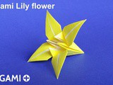Origami Lily flower