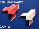 Origami Space Rocket