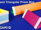 Origami Triangular Prism Box